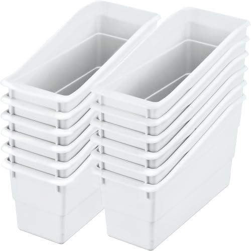 Image of Really Good Stuff Durable Book & Binder Holders, 12-Pack, White