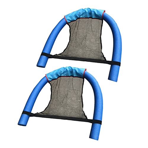 HAKIDZEL 2pcs Floating Stick Nets for Swimming Chairs Ergonomic Design Pool Accessories for Boy Girl and Adults Comfortable and Supportive for Pool Beach and Lake Use