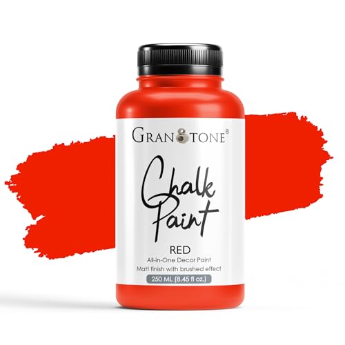 Image of GRANOTONE Chalk Paint Red 250 ml Matte Finish