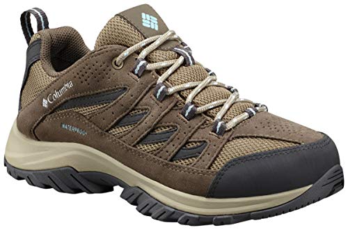 Image of Columbia Women's Men's Crestwood Waterproof Hiking Boot, Pebble, Oxygen, 12 Regular US