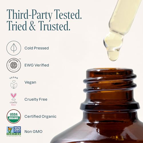 Image of Cliganic Organic Peppermint Essential Oil, 1oz - 100% Pure Natural Undiluted, for Aromatherapy | Non-GMO Verified
