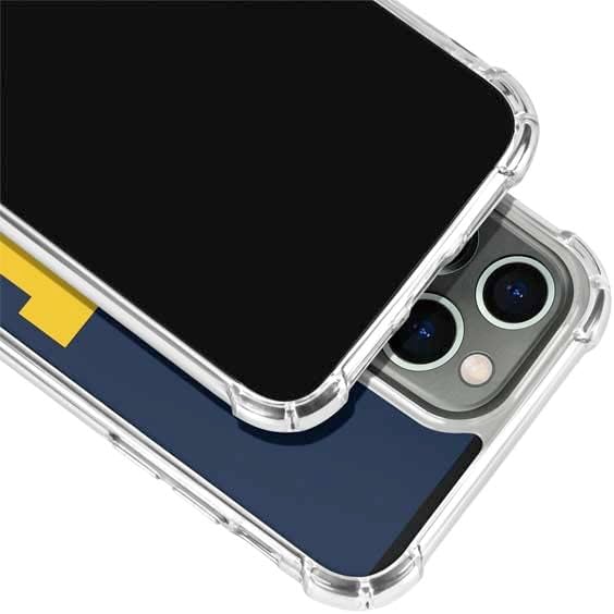 Skinit Clear Phone Case Compatible with iPhone 14 Pro - Officially Licensed University of Michigan M Logo Design