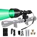 LUMENSHOOTER A9P Long Range Dimmable Hunting Light Kit,Green Red White Infrared 850nm IR Interchangeable LED Modules,Predator Night Torch Zoomable Flashlight for Coon Coyote Hog Fox Varmint