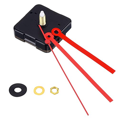 PMELCXD Silence Quartz Clock Movement, 11/25 Inch Maximum Dial Thickness, 4/5 Inch Total Shaft Length (Red)… - Image 4