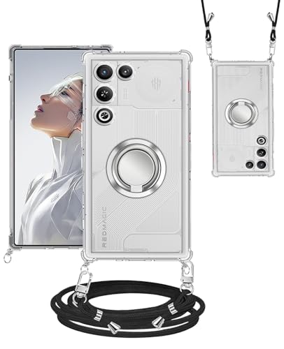 For RedMagic 11 Air �P�[�X �S���� �ی�J�o�[ �ԍڃz���_�[�Ή� YANMONGI �����O�t�� �X�^���h�@�\ �J�o�[ �񂩂� ���|�� �΂߂����P�[�X �G�A�o�b�O �X�}�z�P�[�X �ϏՌ� TPU �o���p�[ �X�N���[�� & �J�����ی� �����h