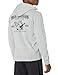 True Religion Brand Jeans Men's Logo Buddha Zip Hoody, Heather Grey, Small
