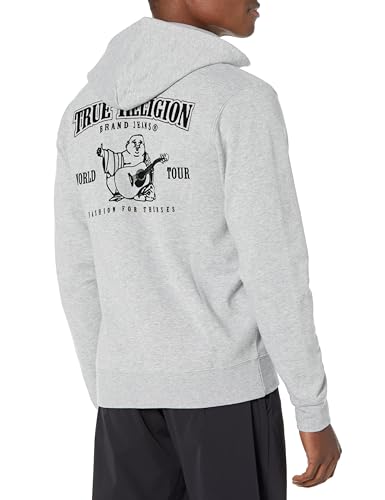 True Religion mens Logo Buddha Zip Hoody2
