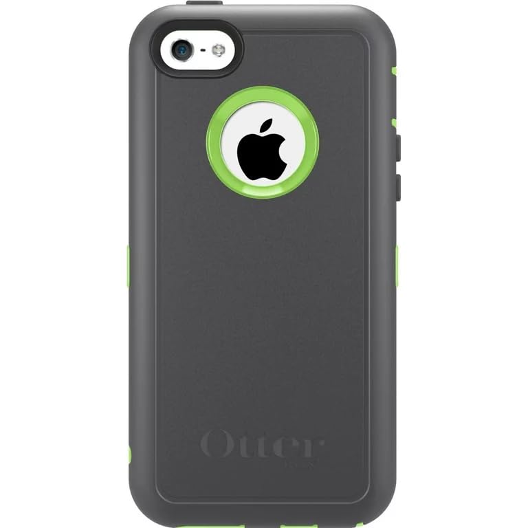 Heavy Duty Case for iPhone 5C Defender Case Black Green
