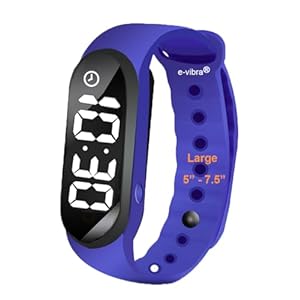 e-vibra Potje-trainingshorloge, stil vibrerend alarm reminder horloge voor jongens en meisjes, met timer en 12 dagelijkse alarmen