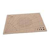 HOMSFOU Schneideunterlage Griff Zum Selbermachen Schneidematte Scrapbooking Projekt Bastelmatte A3 Doppelseitiges Schneidebrett Schneidematte Zum Basteln Quiltmatte Basteln