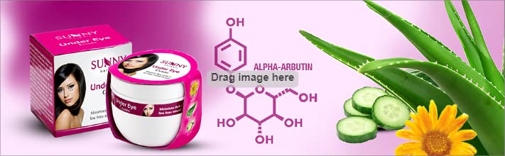 Image of Sunny Herbals Under Eye Cream With Essential Oil, Extract of Aloevera, Arnica & Cucumber | Revitalizes Skin Around The Eyes | Reduces Puffiness, Minimizes Dark Circles & Fine Lines Around The Eyes | 50gm