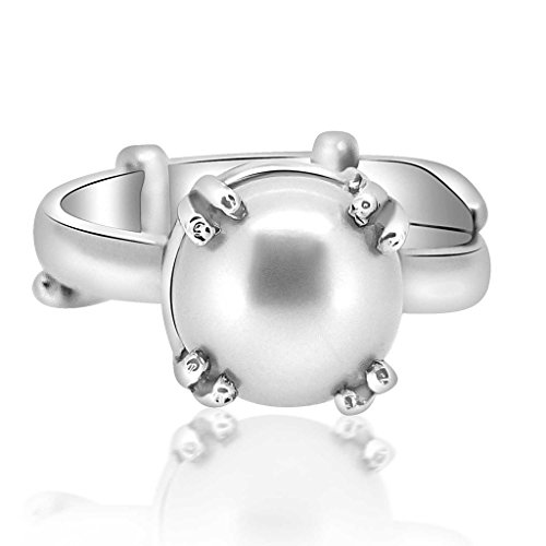 Arihant Gems and Jewels® Freshwater Pearl (Moti) Adjustable Ring ...
