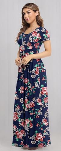 Image of VIISHOW Women's Long Sleeve Loose Plain Maxi Dresses Casual Long Dresses with Pockets