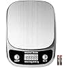 GRAM PRES Food Kitchen Scale Digital Weight Grams and Oz，Professional Small Digital Kitchen Food Scales 3kg/0.1g for Weight Loss