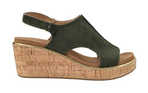 Image of Corkys Footwear Womens Carley Wedges, Featuring Corkys EVA Foam Cushioned Insoles, A 2.5 Inch Heel, Lightweight For All Day Wear, And Hook And Loop Closure
