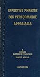 Effective Phrases for Performance Appraisals : A Guide to Successful Evaluations