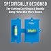 Jonard Tools WTL-32M Wall Box Template & Level for 1-Gang and 2-Gang Metal Boxes