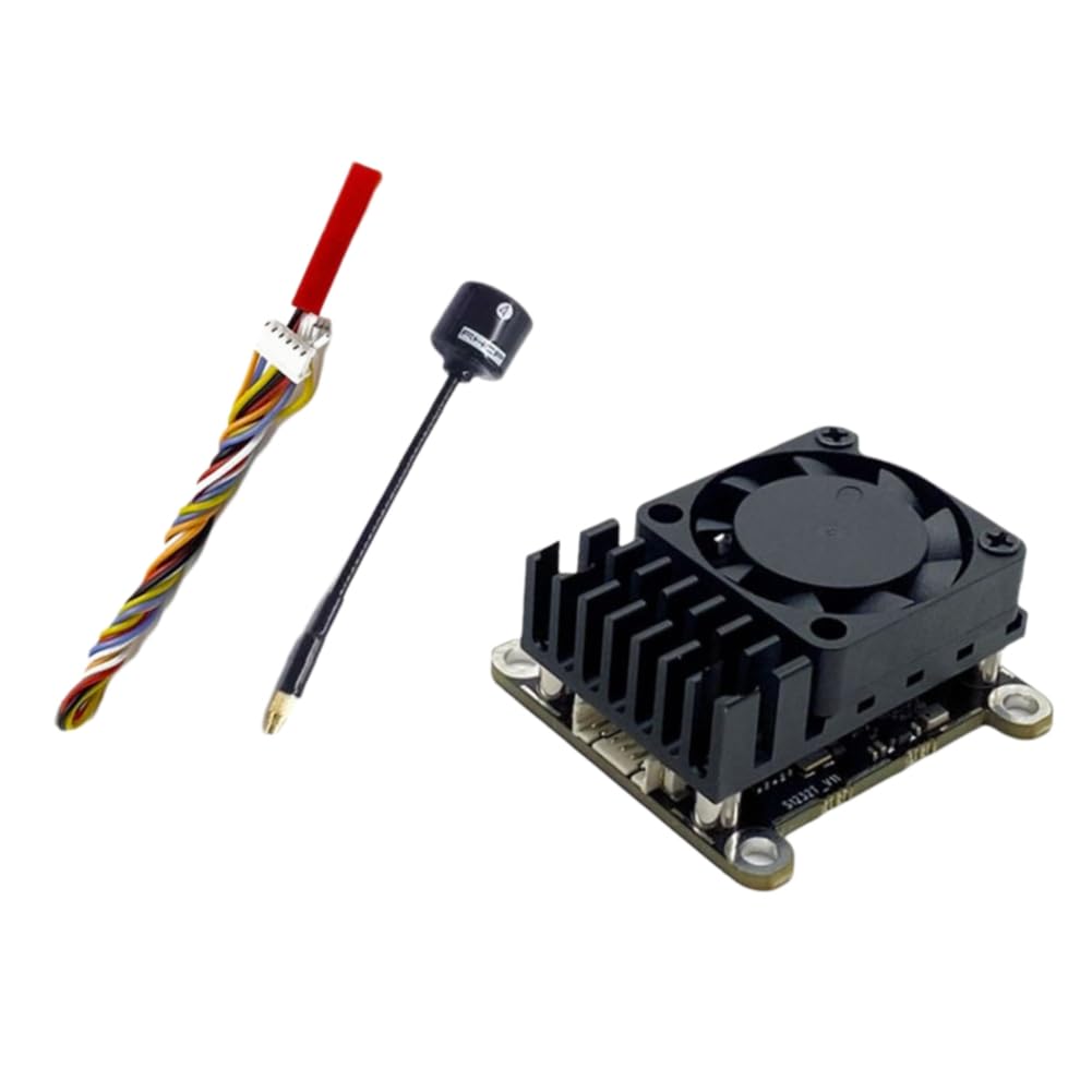 5.8G 2W FPV VTX 2000mW Modulo Trasmettitore Video + Antenna Aggiornata Ad Alta Potenza Regolabile per Drone RC FPV A Lunga Distanza