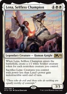 Magic: The Gathering - Lena, Selfless Champion - Core Set 2019
