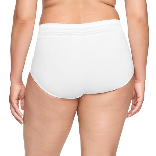 Warner's Women's No Pinching No Problems Dig-Free Cotton Blend High-Waist 3-Pack Brief Rs2093p3