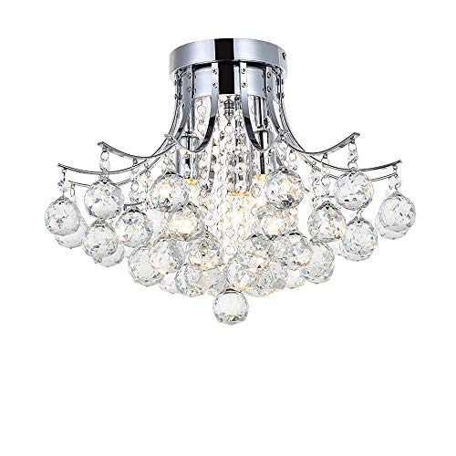 Lustre moderne K9 cristal pour remplacer un éclairage de salon terne