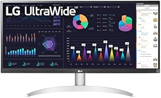 LG 29WQ600-W 29 Inch 21:9 UltraWide Full HD (2560 x 1080) 100Hz IPS Monitor, with RGB 99% Color Gamut with HDR10, USB Type-C, AMD FreeSync, Built in Speakers, 3-Side Virtually Borderless Design