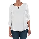 Damen-Bluse von Vero Moda, 3/4-Ärmel, in Altrosa. - Klassische 3/4-Arm-Bluse. - Abgerundeter Kragen mit Schlüsselloch-Detail und 1-Knopf-Verschluss vorne. - 3/4-Ärmel mit Rückschlag-Detail. - Abgerundeter Saum. - Lockere Passform. - Maße von Schulter bis Saum: ca. 63,5 cm. - 100 % Viskose. Maschinenwaschbar. - Ref: 10179584. Messungen dienen lediglich als Orientierungshilfe.