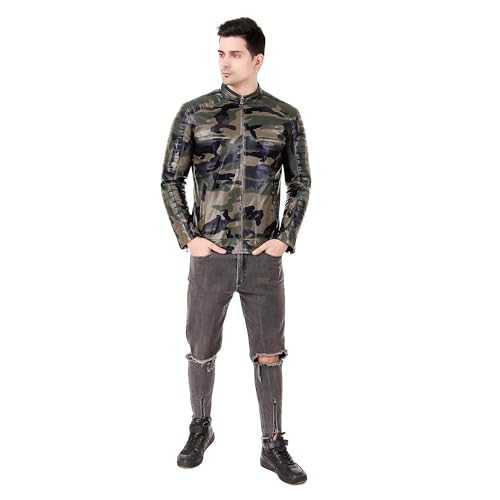 Image of Leather Retail Men Solid Regular Jacket(LRELADBP0001)