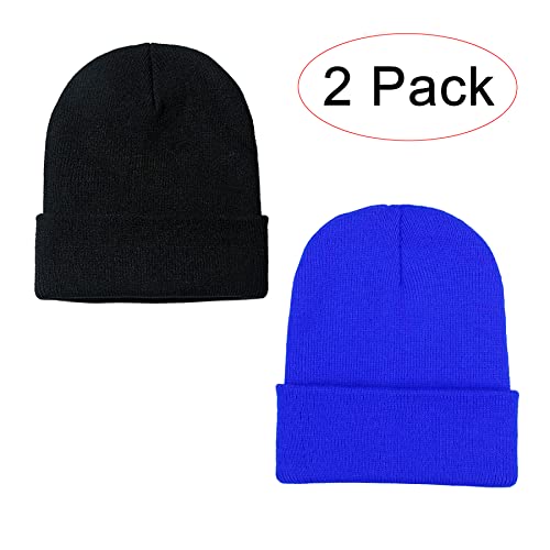 Image of NPJY Unisex Beanie for Men and Women Knit Hat Winter Beanies