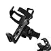 PAMASE Adjustable Quick Release Bike Water Bottle Cage Rack - Mountain Road Bicycle Bottle Holder Black