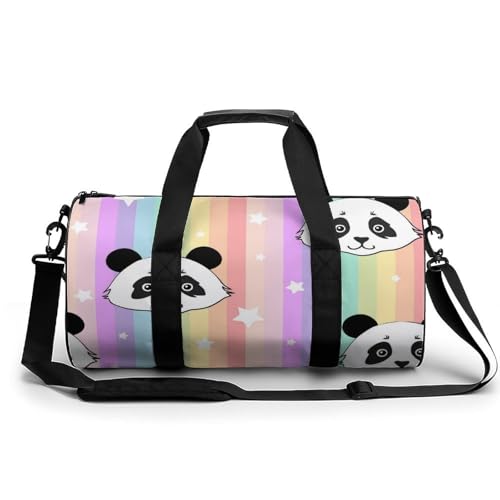 Sac de voyage panda arc-en-ciel 45cm pour ne plus manquer de place