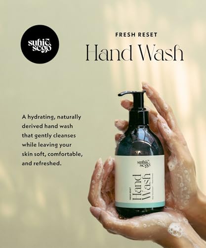 Image of Suhi & Sego Fresh Reset Hand Wash | Gentle, Moisturizing Liquid Soap with Neem & Aloe Vera | Refreshing Pear & Rose Fragrance | For All Skin Types | 300ml