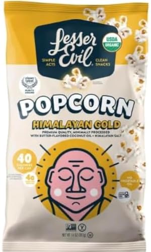 Generic Organic Lesser Evil Popcirn ~ Buttery Flavor Himalayan Gold Popcorn ~ Large 14oz bag (1) image 3