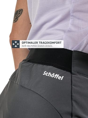 Schöffel Damen Pants Hestad L, robuste, schnell trocknende Outdoor Hose, Damen Hose mit bequemer Passform und vorgeformtem Knie – Ansicht 5