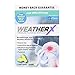 Price comparison product image WeatherX Migraine Prevention Pressure Filtering Earplugs for Shifts in Barometric Weather Pressure, for Smaller Ears (1 Pair)