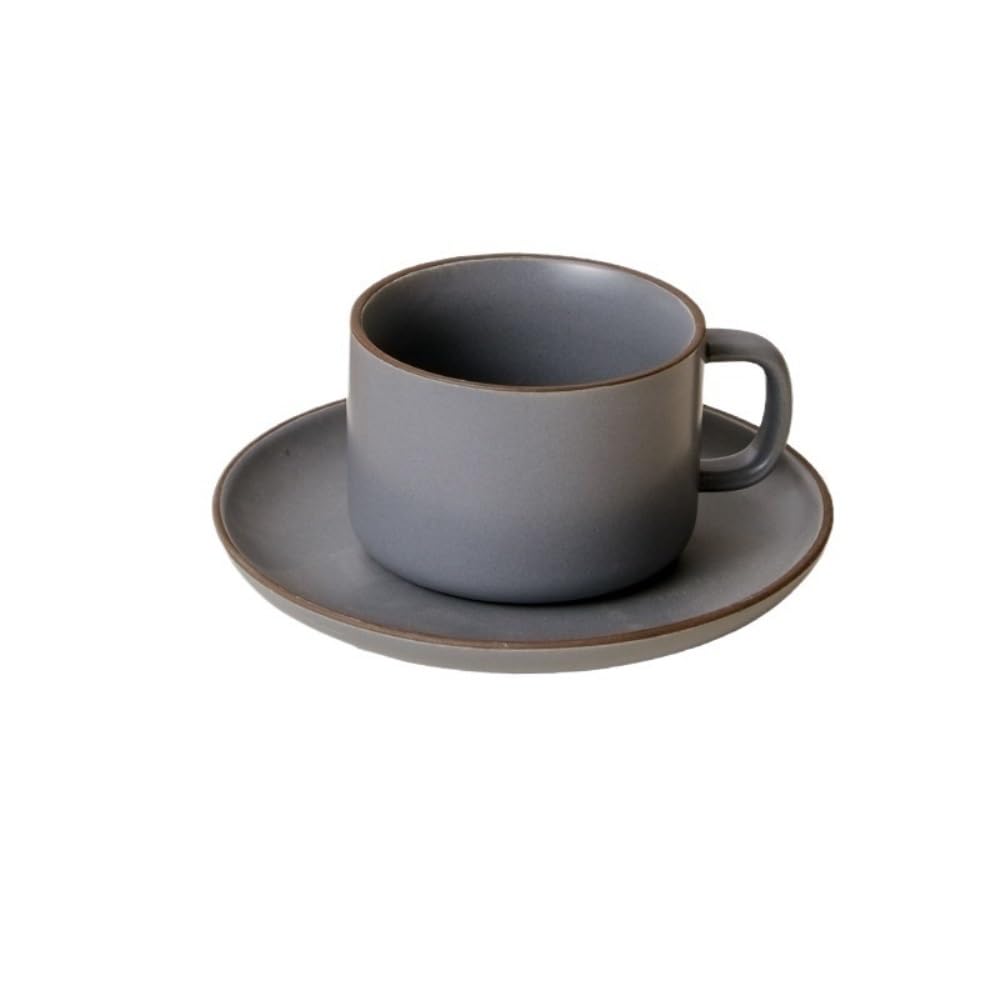 Tazas de café grandes de cerámica, Taza de café porcelana multicolor (201-300 ml), paquete 6(B1)