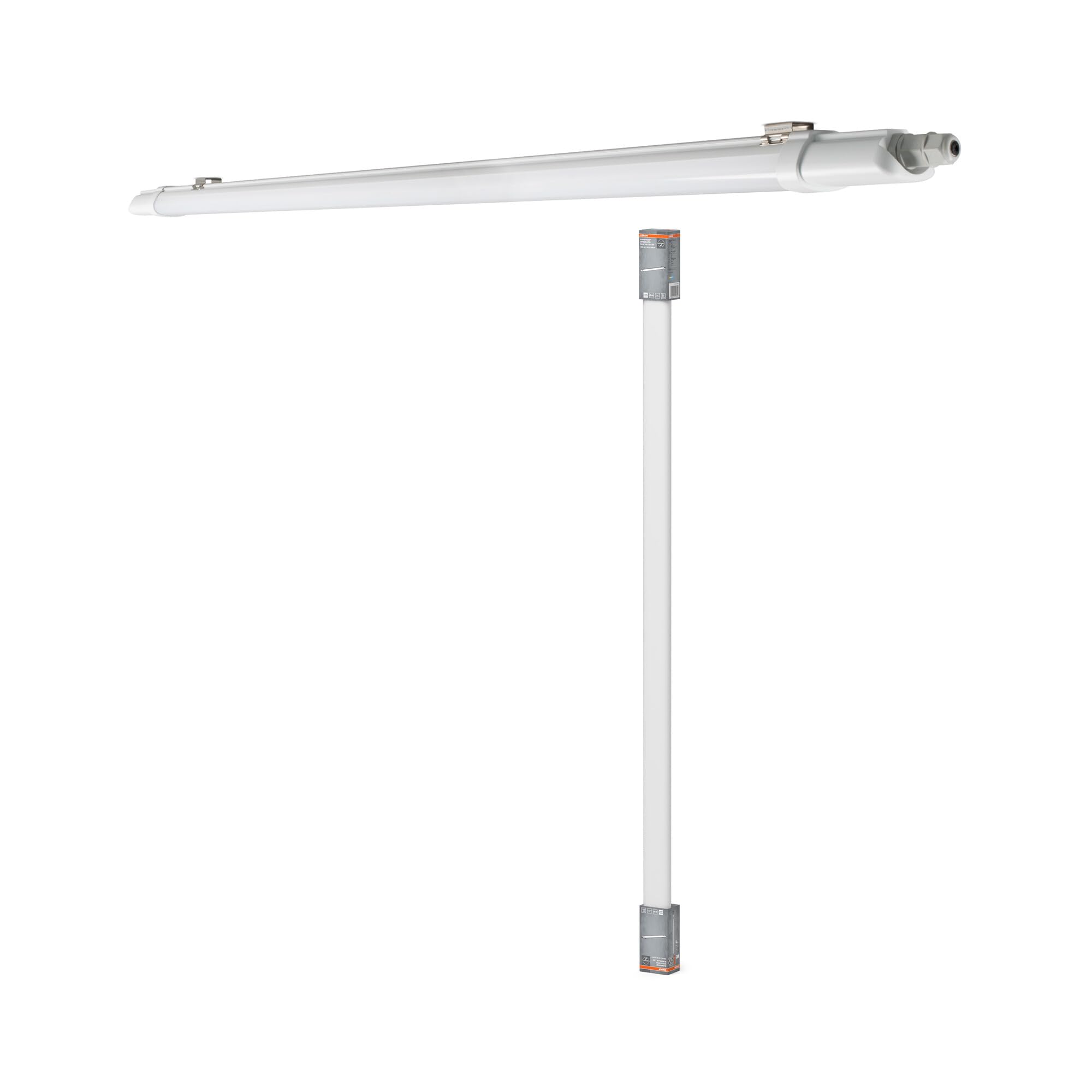 OSRAM Oprawa przeciwwilgociowa Submarine Slim 1,2M, 18W, 4000K, IP65, 1600lm, biała, obudowa z poliwęglanu, długość 1245 mm, do piwnic i warsztatów