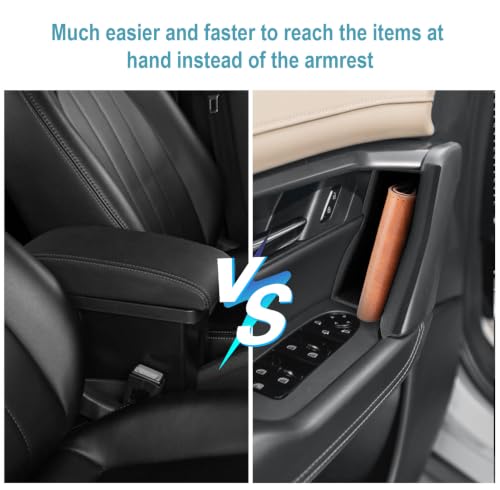 Image of CDEFG 4Pcs for 2026 Mazda CX5 Center Console Organizer Door Handle Pocket | Trash Can for 2026 Mazda CX-5 (S /Select /Preferred /Premium /Premium Plus) Accessory Door Side Storage Box