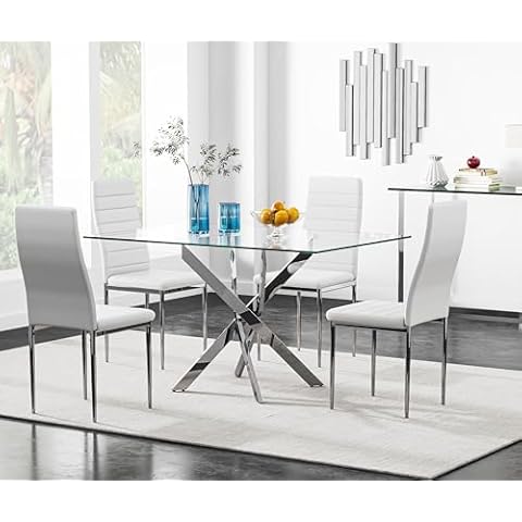 NIERN 5 Piece Dining Table Set Cover