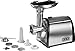 Edelstahl-Fleischwolf mit Spritzgebäckvorsatz Elektrisch