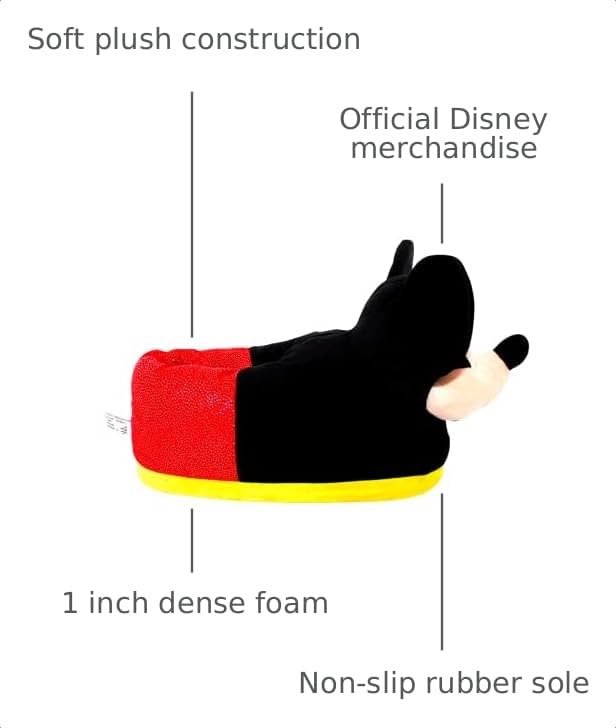 Image of Happy Feet Slippers Officially Licensed Disney and Pixar Character, Figural Slippers for Men, Women, Kids, As Seen on Shark Tank