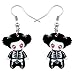 Produktbild nobrand Frauenohrringe Acryl Anime Schädel Mädchen Blut Auge Ohrringe Drop Dangle Dekoration Schmuck