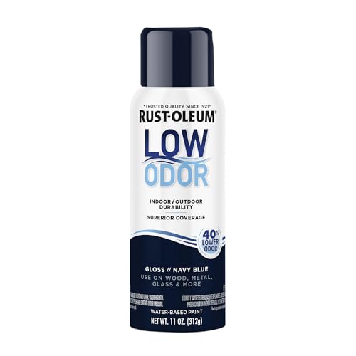 Image of Rust-Oleum Low Odor Premium Spray Paint, 11 oz, Gloss Navy Blue