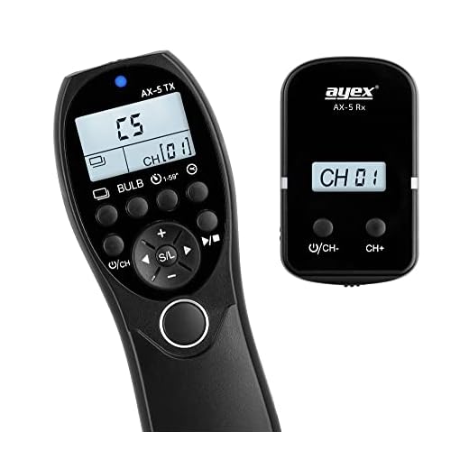 ayex AX-5/UC1 Timer trådlös fjärrutlösning för Olympus E-620, E-600, E-520, E-510, E-450 och mycket mer.
