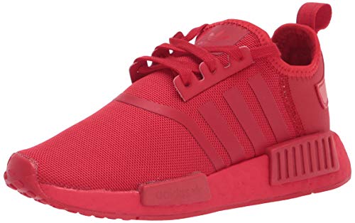 adidas Originals NMD_R1 Sneaker, Scarlet/Scarlet/Scarlet, 2.5 US Unisex Little Kid