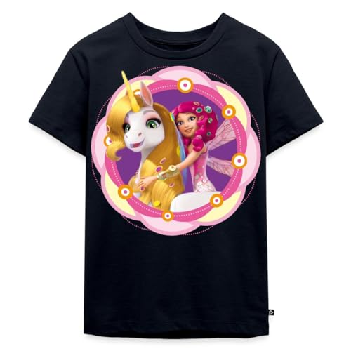 Spreadshirt Mia Et Moi Licorne Onchao Et Mia T Shirt Enfant Premium, 98/104 (2 Ans), Bleu Marine