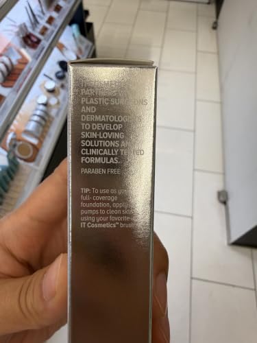Image of IT Cosmetics CC+ Cream - Natural Full Coverage Foundation With SPF 50+, Color Corrector & Anti-Aging Hydrating Serum, Hyaluronic Acid + Peptides, Lightweight Up To 24H Wear, All Skin Types