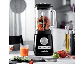Magimix 11622 Mixeur en verre 1,8 l 1200 W Blender 600 tr/min, 15000 tr/min Noir