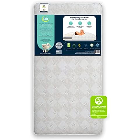 Serta Tranquility Eco Firm 2-Stage Baby Crib Mattress Cover