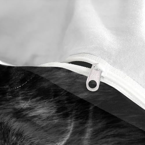 Housse de couette loup avec fermeture éclair pour en finir avec la couette qui glisse - 8